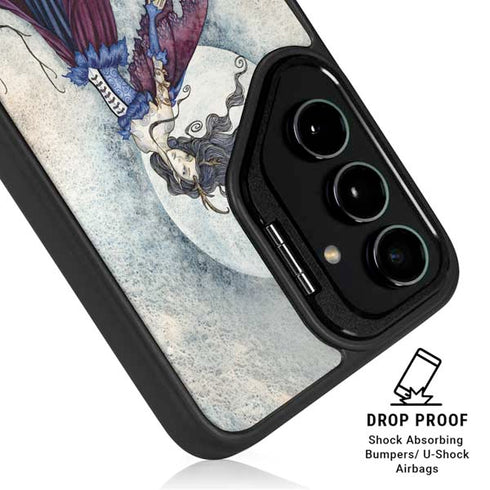 The Moon is Calling Fairy and Dragon by Amy Brown Galaxy S24 Plus Kickstand Case